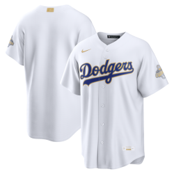 Los Angeles Dodgers Nike 2026 Gold Collection Stadium Jersey - White Los Angeles Dodgers Nike 2026 Gold Collection Stadium Jersey - White