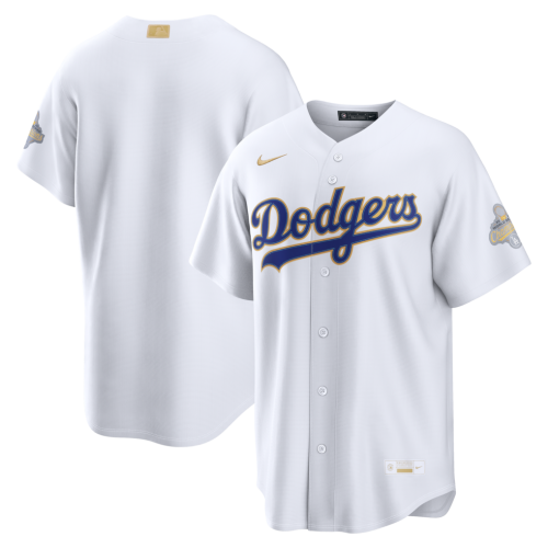 Los Angeles Dodgers Nike 2026 Gold Collection Stadium Jersey - White Los Angeles Dodgers Nike 2026 Gold Collection Stadium Jersey - White