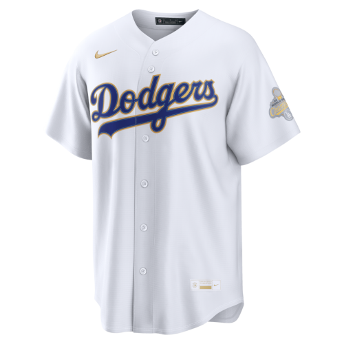 Los Angeles Dodgers Nike 2026 Gold Collection Stadium Jersey - White Los Angeles Dodgers Nike 2026 Gold Collection Stadium Jersey - White