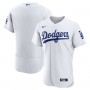 Los Angeles Dodgers Nike Home Authentic Team Jersey - White