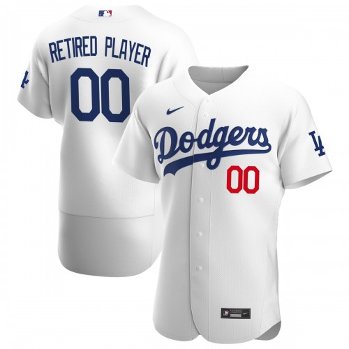 Los Angeles Dodgers Nike Home Custom Pick-A-Player Retired Roster Authentic Jersey - White