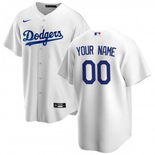 Los Angeles Dodgers Nike Home Replica Custom Jersey - White