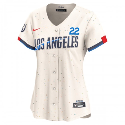 Clayton Kershaw Los Angeles Dodgers Nike Women's 2024 City Connect Limited Player Jersey - Cream