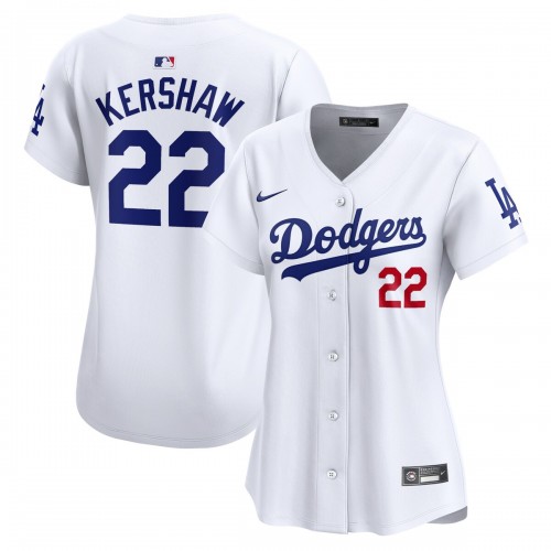 Clayton Kershaw Los Angeles Dodgers Nike Women's Home Limited Player Jersey - White