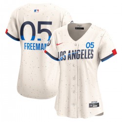 Freddie Freeman Los Angeles Dodgers Nike Women's 2024 City Connect Limited Player Jersey - Cream Freddie Freeman Los Angeles Dodgers Nike Women's 2024 City Connect Limited Player Jersey - Cream