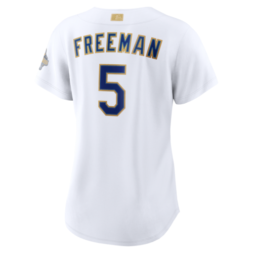 Freddie Freeman Los Angeles Dodgers Nike Women's 2026 Gold Collection Stadium Jersey - White