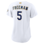 Freddie Freeman Los Angeles Dodgers Nike Women's 2026 Gold Collection Stadium Jersey - White