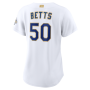Mookie Betts Los Angeles Dodgers Nike Women's 2026 Gold Collection Stadium Jersey - White