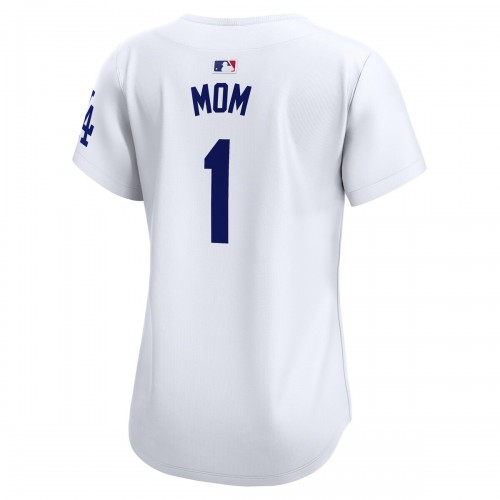 Los Angeles Dodgers Nike Women's #1 Mom Home Limited Jersey - White