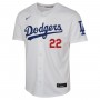 Clayton Kershaw Los Angeles Dodgers Nike Youth Home Limited Jersey – White