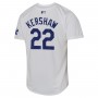 Clayton Kershaw Los Angeles Dodgers Nike Youth Home Limited Jersey – White