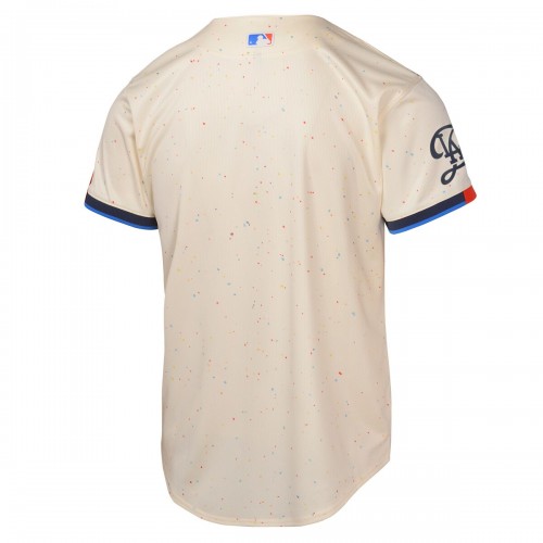 Los Angeles Dodgers Nike Youth 2024 City Connect Limited Jersey - Cream