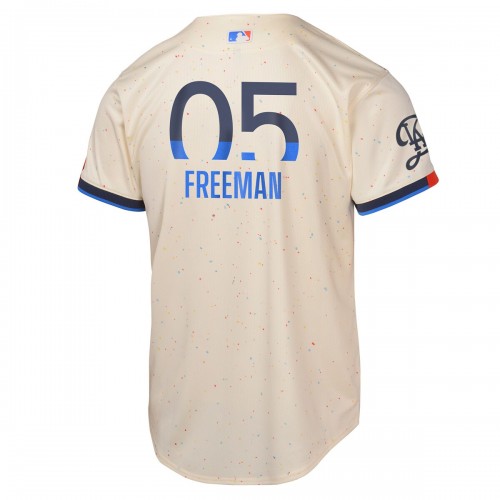 Freddie Freeman Los Angeles Dodgers Nike Youth 2024 City Connect Limited Player Jersey - Cream