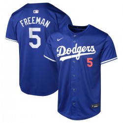 Freddie Freeman Los Angeles Dodgers Nike Youth Alternate Limited Player Jersey – Royal Freddie Freeman Los Angeles Dodgers Nike Youth Alternate Limited Player Jersey – Royal