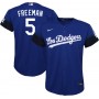 Freddie Freeman Los Angeles Dodgers Nike Youth City Connect Replica Player Jersey - Royal