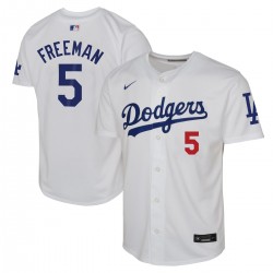 Freddie Freeman Los Angeles Dodgers Nike Youth Home Limited Player Jersey - White Freddie Freeman Los Angeles Dodgers Nike Youth Home Limited Player Jersey - White