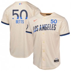 Mookie Betts Los Angeles Dodgers Nike Youth 2024 City Connect Limited Player Jersey - Cream Mookie Betts Los Angeles Dodgers Nike Youth 2024 City Connect Limited Player Jersey - Cream