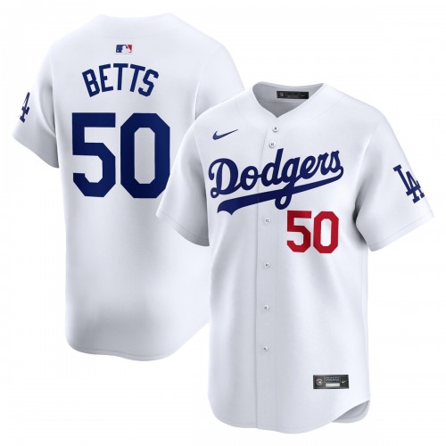 Mookie Betts Los Angeles Dodgers Nike Youth Home Limited Player Jersey - White