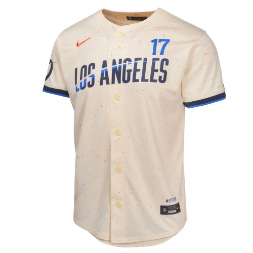 Shohei Ohtani Los Angeles Dodgers Nike Youth 2024 City Connect Limited Player Jersey - Cream