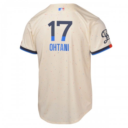 Shohei Ohtani Los Angeles Dodgers Nike Youth 2024 City Connect Limited Player Jersey - Cream