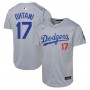 Shohei Ohtani Los Angeles Dodgers Nike Youth Alternate Limited Jersey – Gray