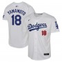 Yoshinobu Yamamoto Los Angeles Dodgers Nike Youth Home Limited Player Jersey - White