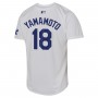 Yoshinobu Yamamoto Los Angeles Dodgers Nike Youth Home Limited Player Jersey - White