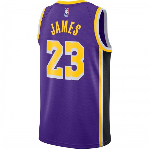 LeBron James Los Angeles Lakers Jordan Brand 2020/21 Swingman Jersey - Statement Edition - Purple
