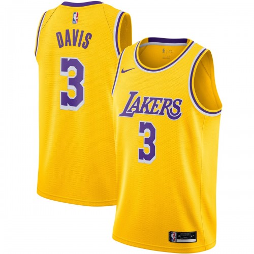 Anthony Davis Los Angeles Lakers Nike 2020/21 Swingman Jersey Gold - Icon Edition