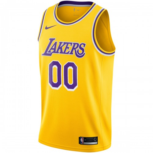 Los Angeles Lakers Nike 2020/21 Swingman Custom Jersey - Icon Edition - Gold