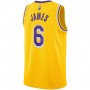 LeBron James Los Angeles Lakers Nike 2021/22 Diamond Swingman Jersey - Icon Edition - Gold
