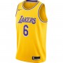 LeBron James Los Angeles Lakers Nike 2021/22 #6 Swingman Player Jersey - Gold - Icon Edition