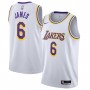 LeBron James Los Angeles Lakers Nike 2021/22 #6 Swingman Player Jersey White - Association Edition