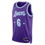 LeBron James Los Angeles Lakers Nike 2021/22 Swingman Jersey - City Edition - Purple
