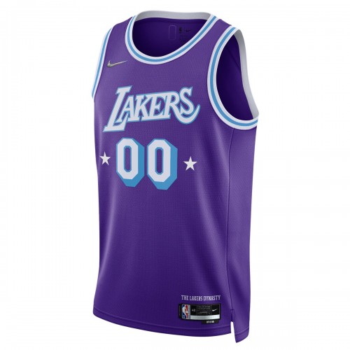 Los Angeles Lakers Nike 2021/22 Swingman Custom Jersey - City Edition - Purple