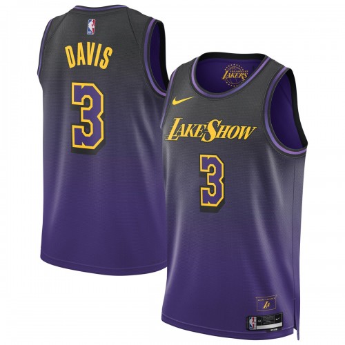 Anthony Davis Los Angeles Lakers Nike Unisex 2024/25 Swingman Player Jersey - City Edition - Purple