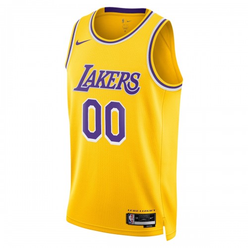 Los Angeles Lakers Nike Unisex 2022/23 Swingman Custom Jersey Gold - Icon Edition