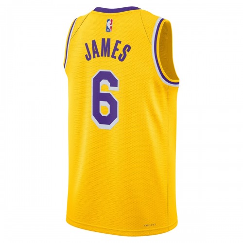 LeBron James Los Angeles Lakers Nike Unisex 2022/23 Swingman Jersey - Icon Edition - Gold