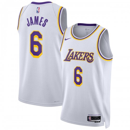 LeBron James Los Angeles Lakers Nike Unisex 2022/23 Swingman Jersey - White - Association Edition