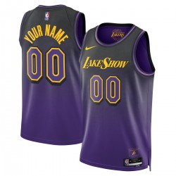 Los Angeles Lakers Nike Unisex 2024/25 Custom Swingman Jersey - City Edition - Purple