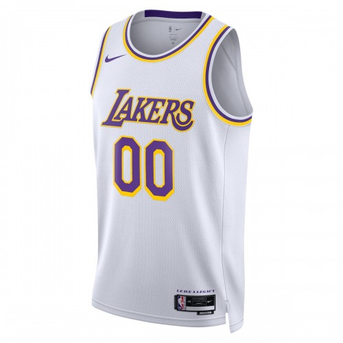 Los Angeles Lakers Nike Unisex 2022/23 Swingman Custom Jersey White - Association Edition