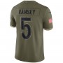 Jalen Ramsey Los Angeles Rams Nike 2022 Salute To Service Limited Jersey - Olive