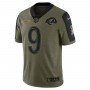 Matthew Stafford Los Angeles Rams Nike 2021 Salute To Service Limited Player Jersey - Olive