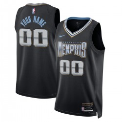 Memphis Grizzlies Nike Unisex 2022/23 Swingman Custom Jersey - City Edition - Black Memphis Grizzlies Nike Unisex 2022/23 Swingman Custom Jersey - City Edition - Black