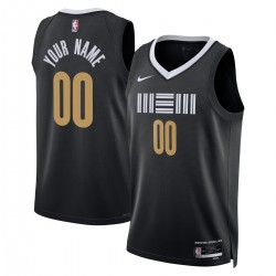 Memphis Grizzlies Nike Unisex 2023/24 Custom Swingman Jersey - Black - City Edition
