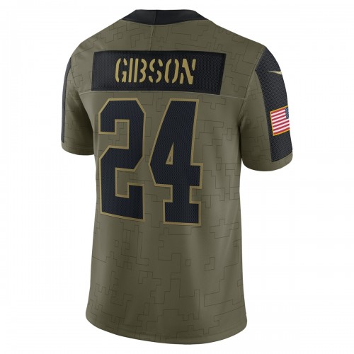 Antonio Gibson Washington Football Team Nike 2021 Salute To Service Limited Player Jersey - Olive