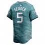 Corey Seager American League Nike 2023 MLB All-Star Game Limited Player Jersey - Teal