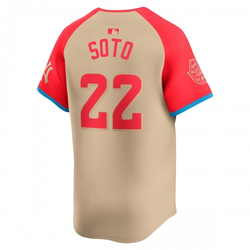 Juan Soto American League Nike 2024 MLB All-Star Game Limited Player Jersey - Cream