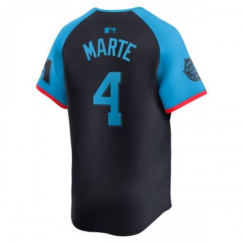 Ketel Marte National League Nike 2024 MLB All-Star Game Limited Player Jersey - Navy