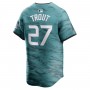Mike Trout American League Nike 2023 MLB All-Star Game Limited Player Jersey - Teal